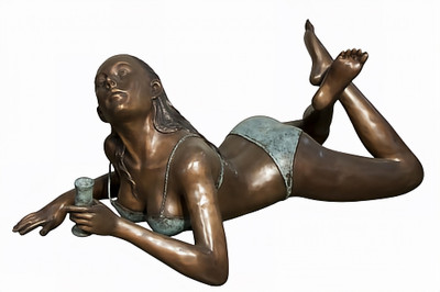 Woman with Champagne Flute