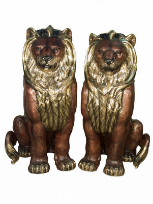 Seated Guardians - 61"H