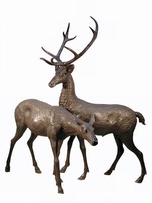 Buck and Doe Matched Pair - 42992-3