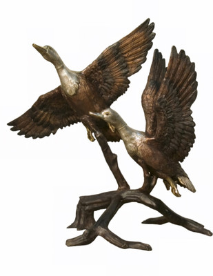 Ducks Taking  Flight fountain