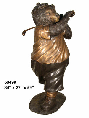Golfing Bear