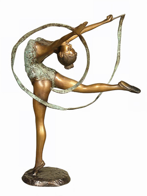 Rhythmic Gymnast  with Ribbon