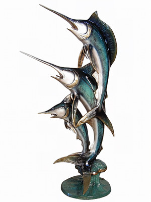 Swordfish Family - 58" Design - Special Patina, Style NA