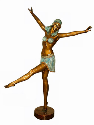 Art Deco-style Dancer D - Special Patina, Style NA