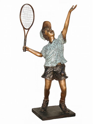 Junior Tennis Player, Serving - 60.5"H
