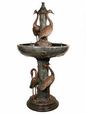 Five Birds Recirculating Fountain - 67" Design