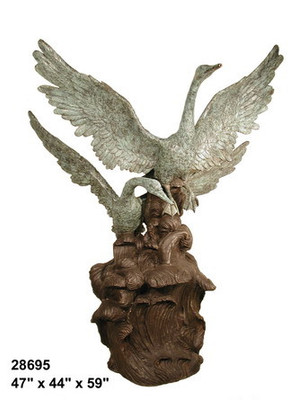 Geese Taking Flight Fountain