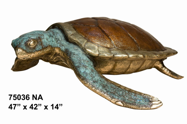 47" Sea Turtle - Special Patina, Style NA