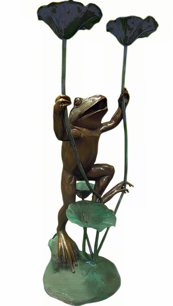 King Frog of the Lotus Pond 71" - SALE! Giant Frog
