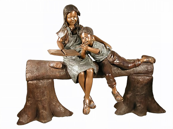 Storytime on the Log Bench