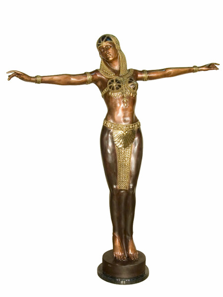 bronze Art Deco dancer