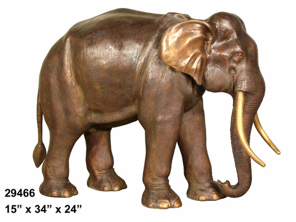 Walking Elephant - Trunk Down