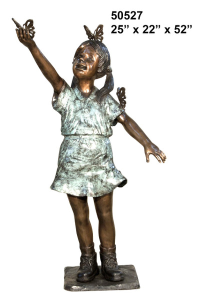 Girl with Butterflies