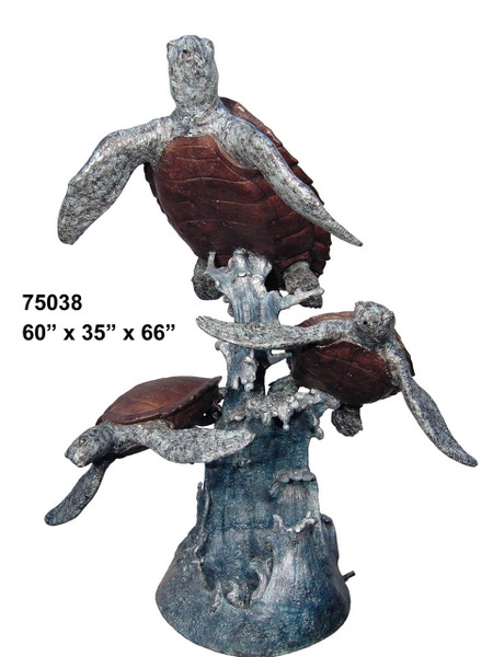 Swimming Sea Turtles