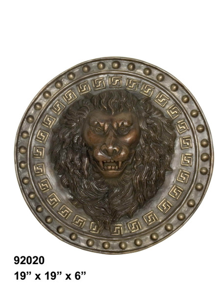Lion's Face Plate Fountain (Pair)