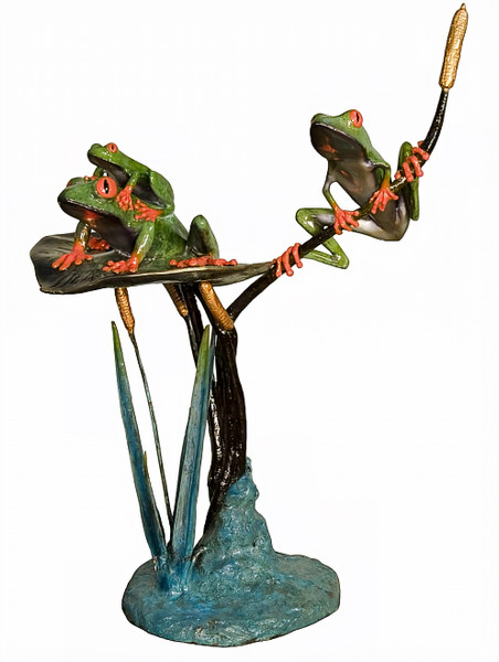 Frog Family - Special Patina - Tabletop
