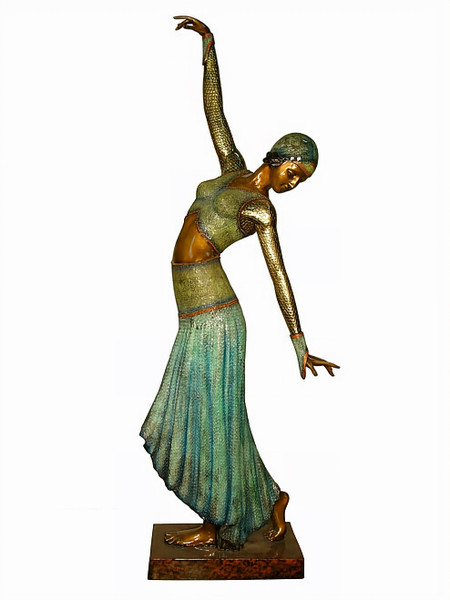Art Deco-style Dancer C - Special Patina, Style NA