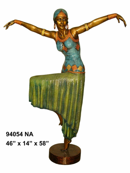 Costumed Dancer D - Special Patina, Style NA