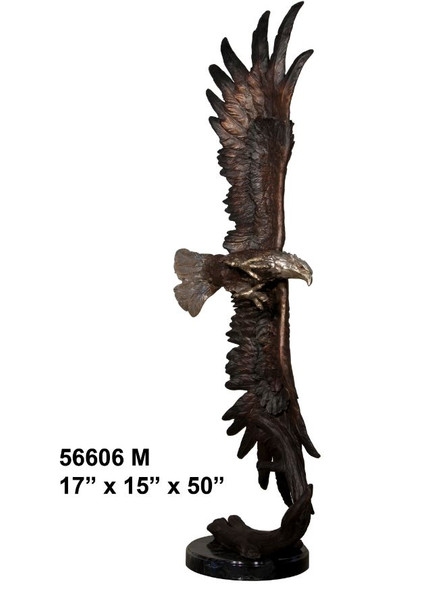 Eagle, 50" Design - with Marble Base