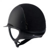 Samshield® Miss Shield 2.0 Shadowmatt Alcantara Top & Frontal Band, Black Chrome Trim & Blazon Helmet