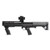UTG AMBIDEXTROUS CONTOURED VERTICAL FOREGRIP, BLACK, RB-FGRP172B