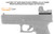 UTG SUPER SLIM RDM20 MOUNT FOR GLOCK REAR SIGHT DOVETAIL, RDM-20GL
