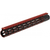 UTG PRO M-LOK AR15 15" SUPER SLIM RAIL, BLACK & RED 2-TONE, MTU019SSMR2