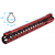 UTG PRO M-LOK AR15 15" ULTRA SLIM RAIL, BLACK & RED 2-TONE, MTU019SSM3R2