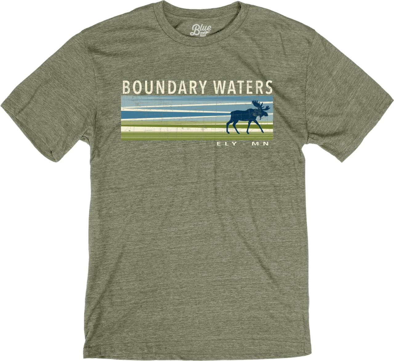 Boundary Waters Cecil Moose T-shirt | Rundhalsshirts