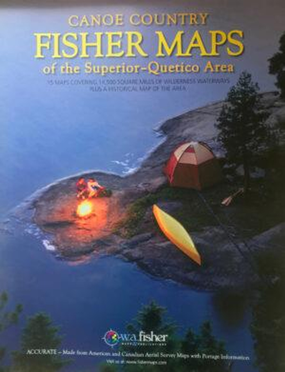 Fisher Maps B-1 Superior Quetico Canoe Country Map Book