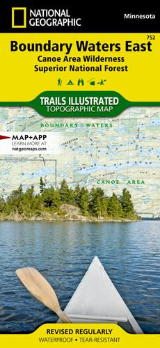 National Geographic Boundary Waters East Map