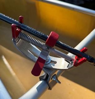 fishing rod stand holder Trapski 12-Rod Storage Rack Holder