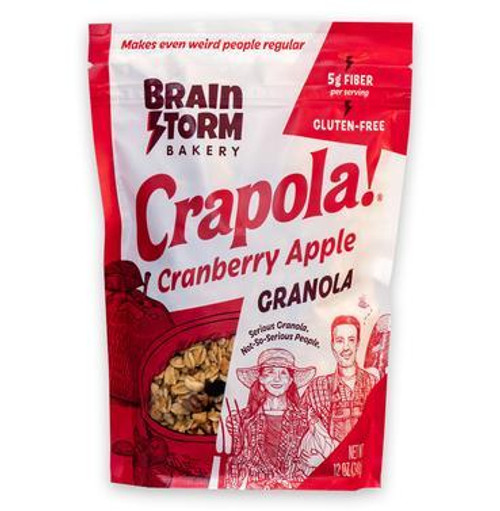 Crapola! Original Cranberry Apple Granola - 12oz Bag - 793573484833