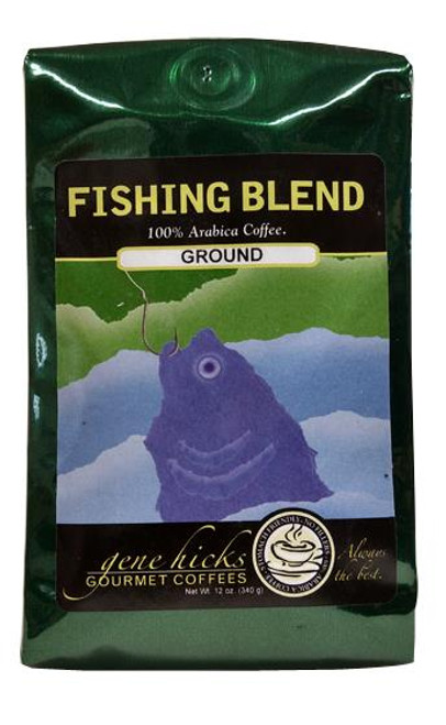 Gene Hicks Coffee Fishing Blend - Ground 12oz Bag - 751339060677