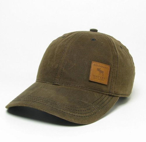 Legacy Waxed Cotton Hat with Leather Patch - 2 Colors