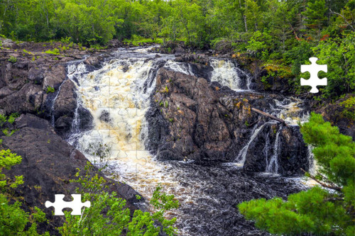 Puzzle - Kawishiwi Falls in Ely, MN by Eric Sherman -