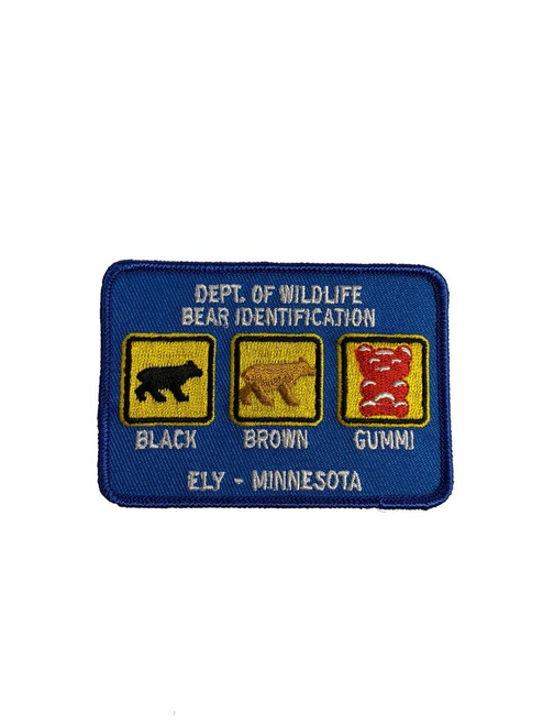 Patch - Bear Identification - Iron-On Patch - 196650483697