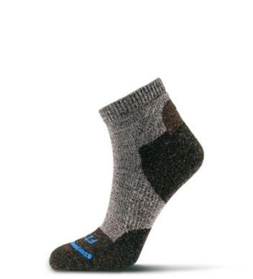 Fits Light Hiker Quarter Socks - Brown - 841580100724