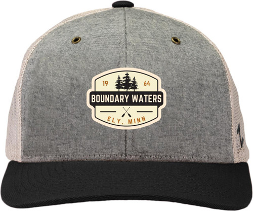 Boundary Waters Pines and Paddles Trucker Hat - 2 colors - 197541543308