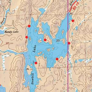 McKenzie Map 21 - Sawbill & Brule Lake - BWCAshop.com