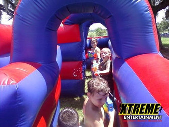 walk on water balls with inflatable pool | Party Rentals Of Ft Lauderdale