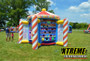 "5 in 1 inflatable carnival game offering multiple fun activities for kids and adults"