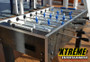 "Waterproof foosball table with weather-resistant features for outdoor fun"
