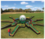 "9-hole inflatable mini golf course for kids and adults"