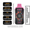 Strawberry Lemonade VIHO Supercharge Pro Disposable Vape Specifications
