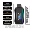 Glacier Oreo VIHO Turbo Vape 10000 Puffs Specifications