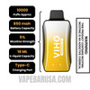 Pineapple Ice VIHO Turbo Vape 10000 Puffs Specifications