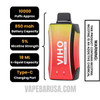 Strawberry Kiwi VIHO Turbo Vape 10000 Puffs Specifications