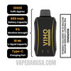 Watermelon Cactus Jack VIHO Turbo Vape 10000 Puffs Specifications