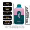 Aloe Kiwi Strawberry Fifty Bar Disposable Vape 6500 Puffs Specifications